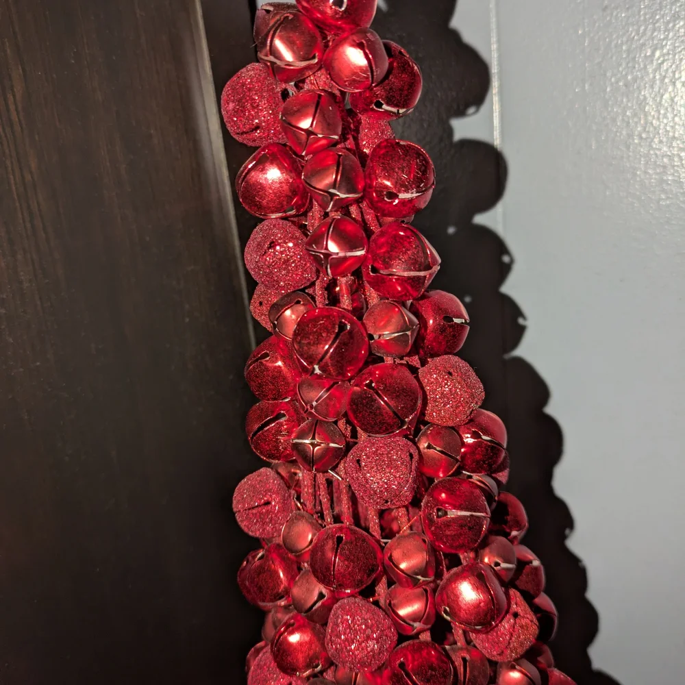Target Red Holiday Jingle Bell Table Top Tree Decor
